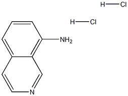 8-氨基异喹啉盐酸盐 结构式