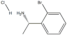 (S)-1-(2-Bromo-phenyl)-ethylamine hydrochloride Structure