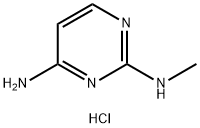 2-甲氨基-4-氨基嘧啶盐酸盐,1187933-15-8,结构式