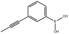 3-(丙-1-炔-1-基)苯基]硼酸, 1189373-19-0, 结构式