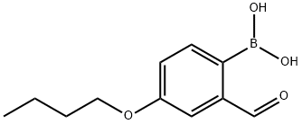 (4-丁氧基-2-甲酰基苯基)硼酸, 1191063-61-2, 结构式