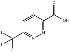 6-(trifluoromethyl)pyridazine-3-carboxylic acid Structure