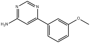 6-(3-Methoxyphenyl)pyrimidin-4-amine Structure