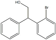2-(2-Bromophenyl)-2-phenylethan-1-ol Structure