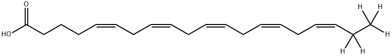 cis-5,8,11,14,17-Eicosapentaenoic acid-[19,19,20,20,20-D5] Struktur