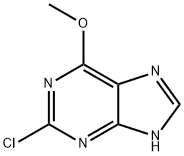 2-氯-6-甲氧基嘌呤 结构式