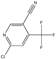 6-chloro-4-(trifluoromethyl)nicotinonitrile Structure