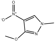 3-甲氧基-1-甲基-4-硝基-1H-吡唑,1201935-85-4,结构式