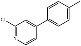 2-Chloro-4-(4-methylphenyl)pyridine Struktur