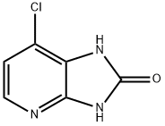 ;7-氯-1,3-二氢-2H-咪唑并[4,5-B]吡啶-2-酮, 1202780-76-4, 结构式