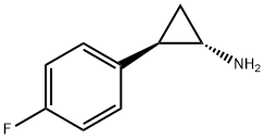 （1S，2R）-2-（4-氟苯基）环丙胺盐酸盐,1207276-00-3,结构式