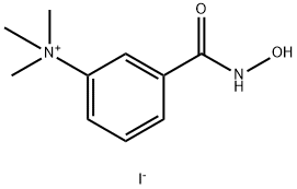 (3-HYDROXYCARBAMOYLPHENYL)TRIMETHYLAMMONIUM IODIDE 化学構造式