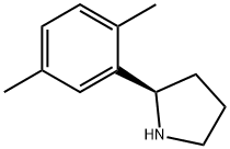 (2R)-2-(2,5-DIMETHYLPHENYL)PYRROLIDINE Structure