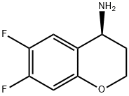 (4S)-6,7-DIFLUOROCHROMANE-4-YLAMINE Struktur