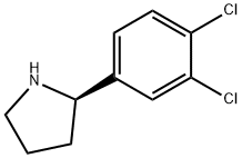 (2R)-2-(3,4-DICHLOROPHENYL)PYRROLIDINE Structure