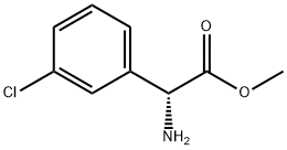 METHYL (2R)-2-AMINO-2-(3-CHLOROPHENYL)ACETATE Struktur