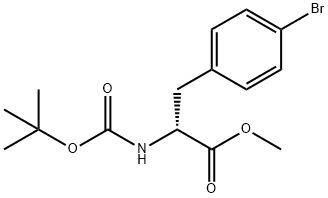 BOC-D-4-溴苯丙氨酸甲酯,1213855-60-7,结构式