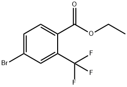 4-溴-2-(三氟甲基)苯甲酸乙酯, 1214378-94-5, 结构式