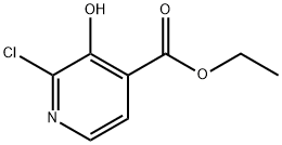 2-氯-3-羟基异烟酸乙酯, 1214379-35-7, 结构式