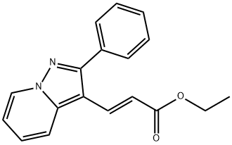 2-Propenoic acid, 3-(2-phenylpyrazolo[1,5-a]pyridin-3-yl)-, ethyl ester, (2E)-