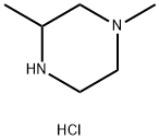 1,3-Dimethyl-piperazine dihydrochloride Struktur