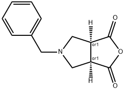 5-benzyltetrahydro-3aH-furo[3,4-c]pyrrole-1,3-dione Structure