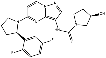 (R)-N-(5-((R)-2-(2,5-difluorophenyl)pyrrolidin-1-yl)pyrazolo[1,5-a]pyrimidin-3-yl)-3-hydroxypyrrolidine-1-carboxamide