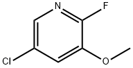 5-氯-2-氟-3-甲氧基吡啶 结构式