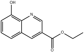 8-羟基喹啉-3-羧酸乙酯, 122855-37-2, 结构式
