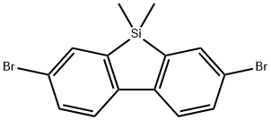 3,7-二溴-5,5-二甲基-5H-二苯并[b，d]硅烷,1228595-79-6,结构式