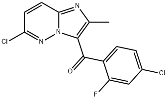 (4-chloro-2-fluorophenyl)(6-chloro-2-methylimidazo[1,2-b]pyridazin-3-yl)methanon