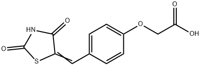 2-[4-[(2,4-Dioxo-5-thiazolidinylidene)methyl]phenoxy]-acetic acid price.