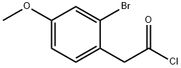 (2-Bromo-4-methoxy-phenyl)-acetyl chloride,1232402-65-1,结构式