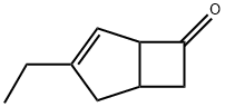 3-ethylbicyclo[3.2.0]hept-3-en-6-one 化学構造式