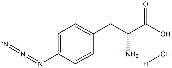 4-叠氮-D-苯丙氨酸,4-AZIDO-D-PHENYLALANINE HCL, 1241681-80-0, 结构式