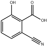 2-cyano-6-hydroxybenzoic acid Struktur