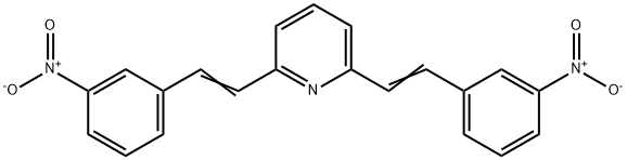 2,6-BIS(3-NITROSTYRYL)PYRIDINE Struktur
