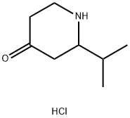 4-Piperidinone, 2-(1-methylethyl)-, hydrochloride Structure