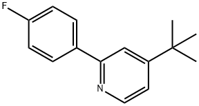 4-(tert-butyl)-2-(4-fluorophenyl)pyridine Structure