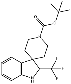 2-Methyl-2-{[2-(Trifluoromethyl)Spiro[Indole-3,4'-Piperidine]-1'-Yl]Carbonyloxy}Propylidyne Struktur