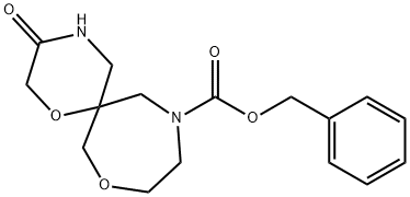 3-Oxo-1,8-Dioxa-4,11-Diaza-Spiro[5.6]Dodecane-11-Carboxylic Acid Benzyl Ester Structure
