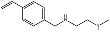 N-(4-乙烯基苯)-N′-甲基乙烷-1,2-二胺, 1255640-65-3, 结构式