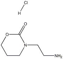 3-(2-氨乙基)-1,3-恶嗪-2-酮盐酸盐, 1255717-76-0, 结构式