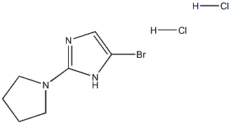 5-溴-2-(吡咯烷-1-基)-1H-咪唑盐酸盐, 1258234-18-2, 结构式