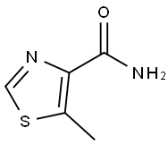 5-Methylthiazole-4-carboxamide Struktur