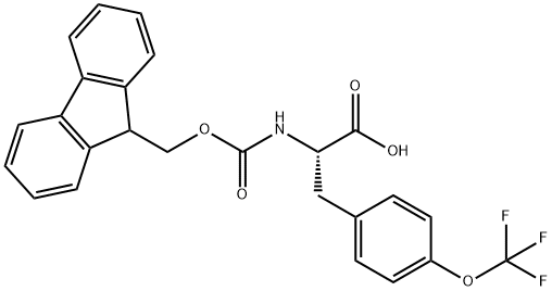 N-Fmoc-O-(trifluoromethyl)-L-tyrosine Structure