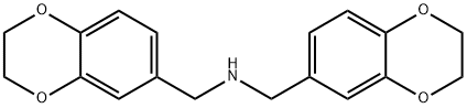 Bis((2,3-dihydrobenzo[b][1,4]dioxin-6-yl)methyl)amine Structure