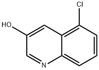 5-クロロキノリン-3-オール 化学構造式