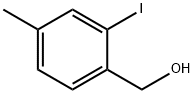 (2-碘-4-甲基苯基)甲醇, 126156-20-5, 结构式
