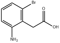 Benzeneacetic acid, 2-amino-6-bromo- Structure